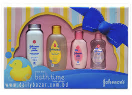Johnson Baby Gift Set Bath Time 4 In 1