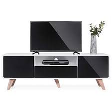 Although i thought it would be a shade lighter.it displays nicely and looks expensive. Bcp 59in Mid Century Modern Tv Stand Media Console For Up To 65 Inch Screens Home Garden Furniture Tv Stands