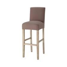 Housse de chaise en tissu. Housse De Chaise De Bar En Coton Taupe Boston Maisons Du Monde