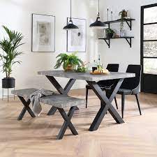 We did not find results for: Franklin 150cm Concrete Dining Table And Bench With 2 Modena Black Fabric Chairs Furniture And Choice