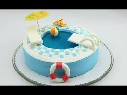 Swimming Pool Torte Pool Torte Pool Cake Swimming Pool Cake Selber Machen My Crafts And Diy Geburtstagstorten Madchen Tortendeko Themenbezogene Torten