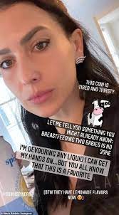 Hilaria Baldwin Cradles One Of Her Two Infants In Heart Melting Instagram Snap Daily Mail Online