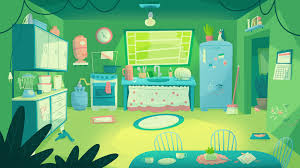 Maybe you would like to learn more about one of these? Artstation Green Kitchen Animation Background Rodrigo Pimentel