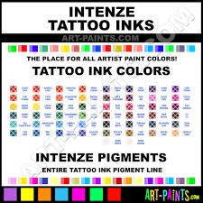 Intenze Tattoo Ink Pigment Paint Brands Intenze Paint