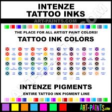 intenze tattoo ink pigment paint brands intenze paint