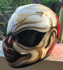 New Custom Helmet Airbrush Crazy Clown Dot Ece Certified Kyt Motorcycle In 2021 Predator Helmet Helmet Modular Motorcycle Helmets