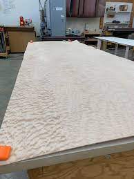 Table top using maple plywood pressing this quilted maple veneer table top today woodworking my maple plywood planked floor was the first floor that i ve ever installed besides some peel from www.lumberjocks.com workbench top maple or oak,. Pressing This Quilted Maple Veneer Table Top Today Woodworking