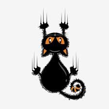 Plus besoin d'acheter de livre de coloriage, visitez notre partenaire coloriage halloween ou imprimer ceci simplement avec le bouton impression et le tour est joué. Element De Dessin Anime Mignon Halloween Drole Chat Noir Dessin Anime Mignon Halloween Png Et Vecteur Pour Telechargement Gratuit