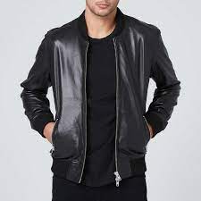 Leather Bomber Jacket 0 Mens Leather Bomber Jacket Leather Bomber Jacket Leather Jacket Men