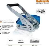 Dolezych Lashing Strap, 1-Part Lashing Strap for Loop Lashing, 4000 Dan (kg), 8.00 m Length : Amazon.ie: Industrial & Scientific