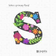 Use the following steps to get. Needlepoint Canvas Letter S Primary Floral