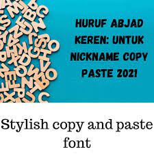 Semua font dalam daftar ini bebas untuk digunakan dan dapat diunggah ke canva. Huruf Abjad Keren Untuk Nickname Copy Paste 2021