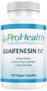 Guaifenesin Fa 400 Mg 100 Veggie Capsules By Prohealth Prohealth Com