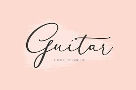 Locations, character dialogue, and action. Guitar A Handwritten Script Font Stunning Script Fonts Creative Market