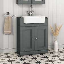Check spelling or type a new query. 667mm Dark Grey Freestanding Vanity Unit With Basin Westbury Better Bathrooms