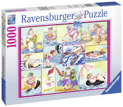 5.0 von 5 sternen bei 1 produktbewertungen(1). Ravensburger 19864 Bathing Beauties Jigsaw Puzzle 1000 Piece