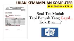 #siaranperskemnaker kemnaker dan pemda kepri merencanakan untuk membangun blk uptp di kota batam.savesave contoh soal ujian pesawat angkat angkut dan pesawa. Tes Komputer Masuk Kerja Perhatikan Petunjuk Soal Youtube