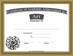 Great For Painters Sculptors And Other Artists This Free Printable Certificate Is Decorated With A P Printable Certificates Academic Achievement Art History