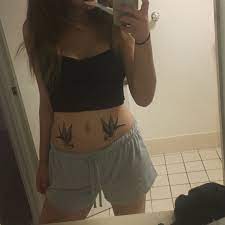 Lower stomach tattoos for girls. 2 Lower Stomach Bird Swallow Tattoo Abdomen Tattoo Stomach Tattoos Lower Stomach Tattoos