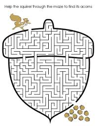 Wishes for baby sheets coloring pages connect the dots games mazes paper toys symmetry drawing sheets word scrambles word searches first grade math terms of use for the printable acorn template download. Acorn Printable Maze Coloring Page Book For Kids