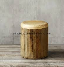 This way the stool can accommodate most people regardless of counter height. China Direct Selling Wooden Stool Solid Wood Home Sitting Room Of Small Tea Table Restoring Ancient Ways Round Natural Tea Table Block M X3786 China Wooden Stool Solid Wood Stool