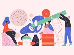 Friday Shapes By Brad Cuzen On Dribbble Illustration Design Graphic Illustration Graphics Inspiration