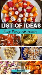 Make Ahead Party Appetizer Ideas Appetizers Easy Appetizers For Party Party Appetizers Easy