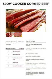 Corned Beef Slow Cooker Food Com Slow Cooker Corned Beef Beef Recipes Corned Beef