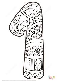 Number 1 Zentangle Coloring Page From Zentangle Numbers Category Select From 27007 Printable Crafts Of Car Animal Coloring Pages Coloring Pages Coloring Books