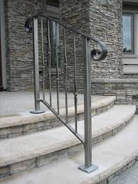 What are the right tension kits for that? Exterior Steel Railing By Old Dutchman S Wrought Iron In Getzville New York Railings Outdoor Exterior Stair Railing Exterior Stairs