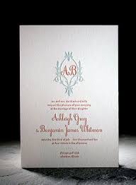 Aberdeen Letterpress Wedding Invitation By Smock Customize Yours With Pap Monogram Wedding Invitations Letterpress Invitations Letterpress Wedding Invitations