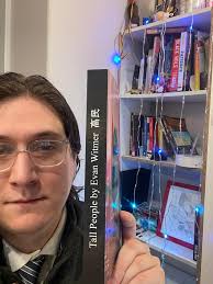 Hey guys! I finally finished my first novel Tall People, all about the  lives of anthropomorphic kaiju trying to find love, friendship, and good  careers in the human-dominated world of New York