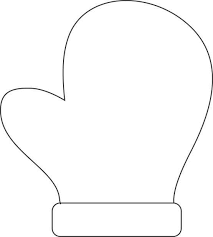 Make A Handprint Mitten Decoration Mitten Winter Crafts For Kids Mittens Template