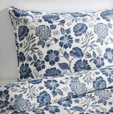 Ikea Angsort Pure Linen Duvet Quilt Cover King 3pc Set French Floral Blue Toile Quilt Cover Ikea Bed Duvet Covers