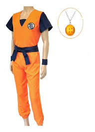 They take off on a motorcycle, but bulma is abducted by a giant flying dinosaur during a little pit stop. Zerogoo Goku Costume Cosplay Unisex Dragon Ball Costume Cloth With 4 Star Dbz Necklace For Kid Adult Men Women Christmas Buy Online In India At Desertcart 99402173