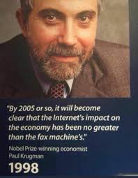 Kevin Cadogan على X: "@paulkrugman In 1998 Paul Krugman also had a  prediction about the internet: https://t.co/Qh2Df5qEAQ"