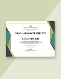 Quickly create certificate and reward student, sportsperson, employees etc who've earned it. Graduation Certificate Template Free Pdf Word Google Docs Sertifikat Penghargaan Brosur Inspirasional