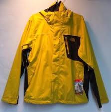 details about the north face mens various guide snow ski winter jacket yellow size small new