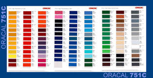 Oracal Adhesive Colour Guide Colour Chart Orafol