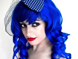 Which Hair Color Best Suits Your Personality Which Hair Colour Bright Blue Hair Electric Blue Hair