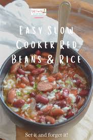 Crock Pot Red Beans And Rice With Canned Beans And Smoked Sausage The Gifted Gabber Recipe In 2020 Soup Recipes Slow Cooker Slow Cooker Rice Recipes Chicken Slow Cooker Recipes