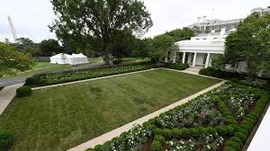 The renovations to the first lady melania trump will deliver her republican national convention speech tuesday night from the garden, famous for its close proximity to the oval. White House Rose Garden Set For First Lady Speech Wnep Com