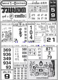 Thai Lottery 4pc Paper Second Magazine Tip For 1 7 19 Lottery Results Lottery Result Today Lottery Tips