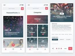 Event Listings Ios App Ios App Design App Design App Development Design