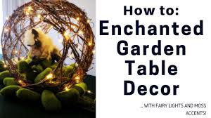 Such forests are described in the oldest folklore from regions where forests are common, and occur throughout the centuries to modern works of fantasy. Diy Enchanted Garden Table Decor With Fairy Lights And Moss Accents Youtube