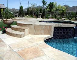 Our pool deck resurfacing san diego pros offer a variety of ways to. Flagstone Pool Deck Coatings And Repair Az Creative Surfaces 480 582 9191