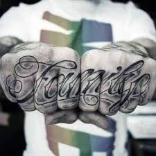 Home Hand Tattoos For Guys Knuckle Tattoos Family Tattoos For Men