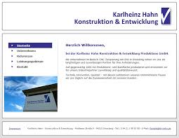 Am beispiel der firma k&h zerspanung gmbh soll gezeigt werden, wie die werkzeugversorgung durch ein geeignetes tool management system nachhaltig optimiert werden kann, mit. Referenz Websiteerstellung Cms Contenido Karlheinz Hahn Konstruktion Entwicklung Produktions Gmbh Straubing