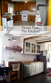 If you are looking for the location, click here. Home Tour The Kitchen Reveal At Grandma S House Diy Country Kitchen Flooring Country Kitchen Countertops Country House Decor