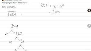 Mari kita gunakan akar kuadrat 147 sebagai contoh. Akar Pangkat 2 Dari 324 Berapa Youtube